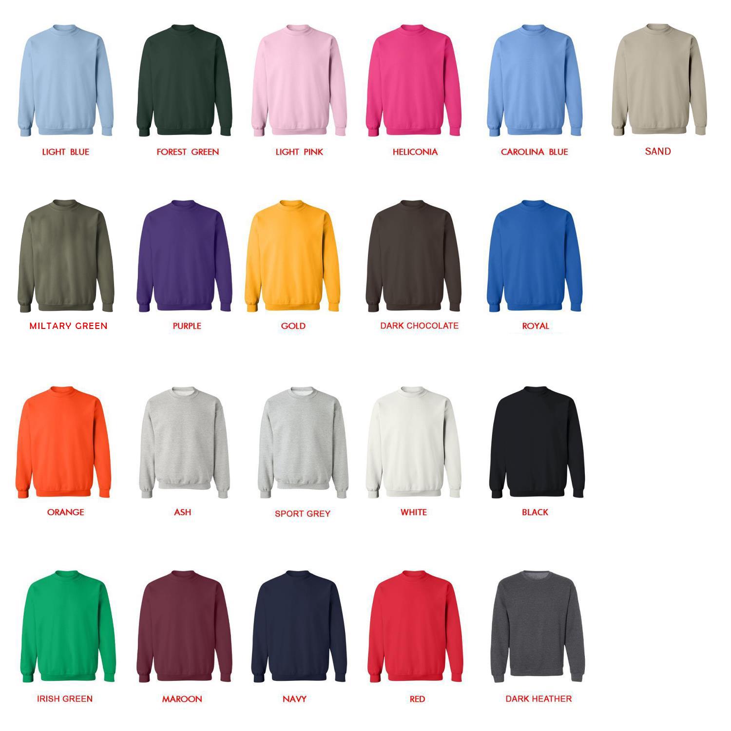 sweatshirt color chart - Rain World UK Shop
