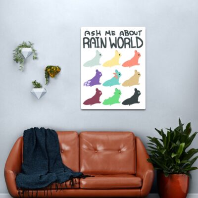 Ask Me About Rain World Wall Art