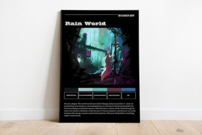 Rain World Downpour Slugcat In Wall Art