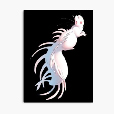 White Slugcat Rain World Wall Art