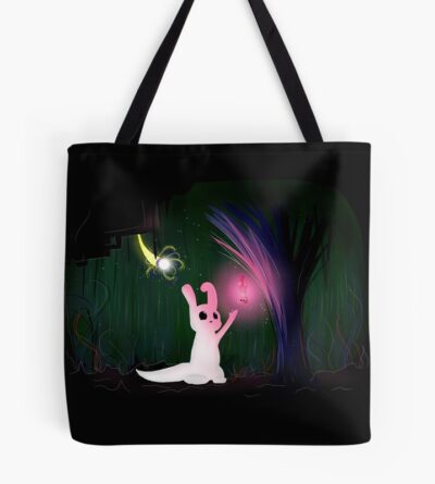 Glowing Slugcat Rain World Tote Bag