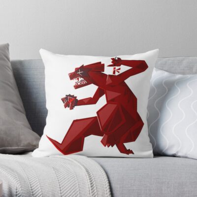 Rain World Artificer Slugcat Throw Pillow