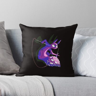 Good Idea Rain World Downpour Slugcat Spearmaster Throw Pillow