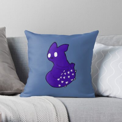 Rain World Downpour Slugcats Throw Pillow