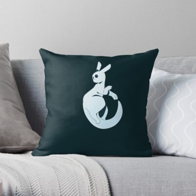 The Survivor Slugcat Rain World Throw Pillow