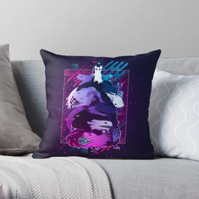 Rain World Modern Graphic Design Throw Pillow