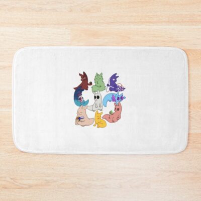 Rain World All Slugcats Bath Mat