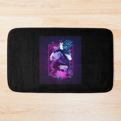 Rain World Modern Graphic Bath Mat