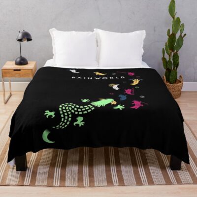 Rain World Merch Throw Blanket