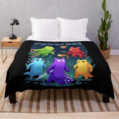 Rainworld Fanart Throw Blanket