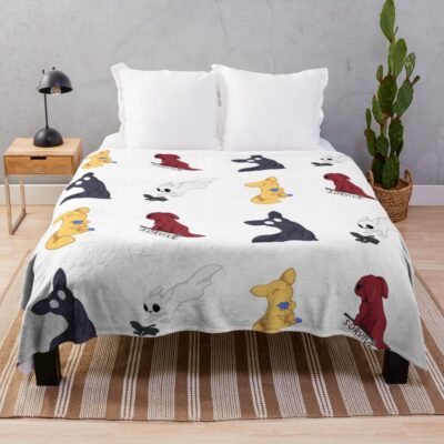 Rain World Slugcats Throw Blanket
