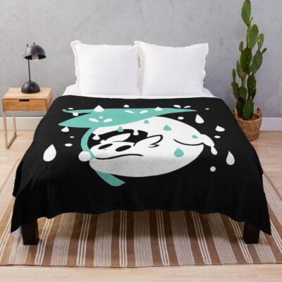 Slugcats Rain Throw Blanket
