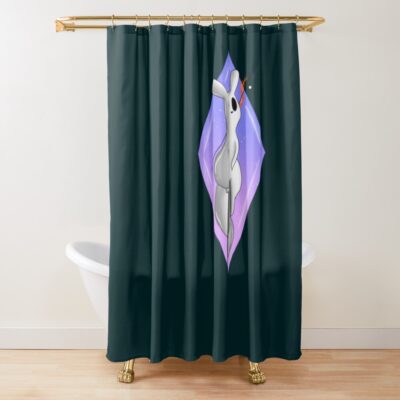 Diamond Slugcat Rainworld Shower Curtain