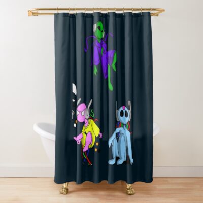 Rain World Iterator Shower Curtain