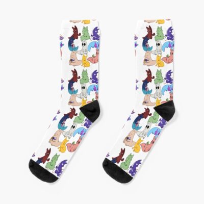 Rain World All Slugcats Socks