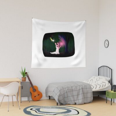 Glowing Slugcat Rain World Tapestry