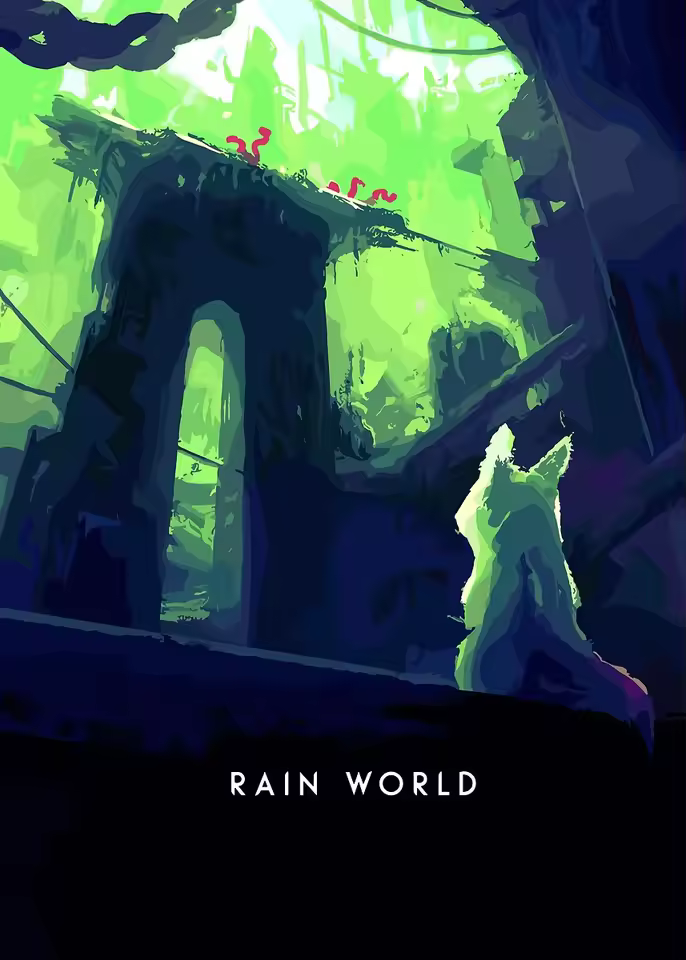 Rain World Explorer Poster
